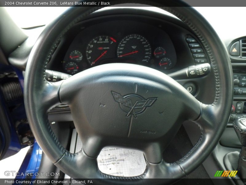 LeMans Blue Metallic / Black 2004 Chevrolet Corvette Z06