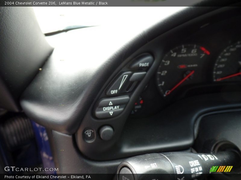 LeMans Blue Metallic / Black 2004 Chevrolet Corvette Z06