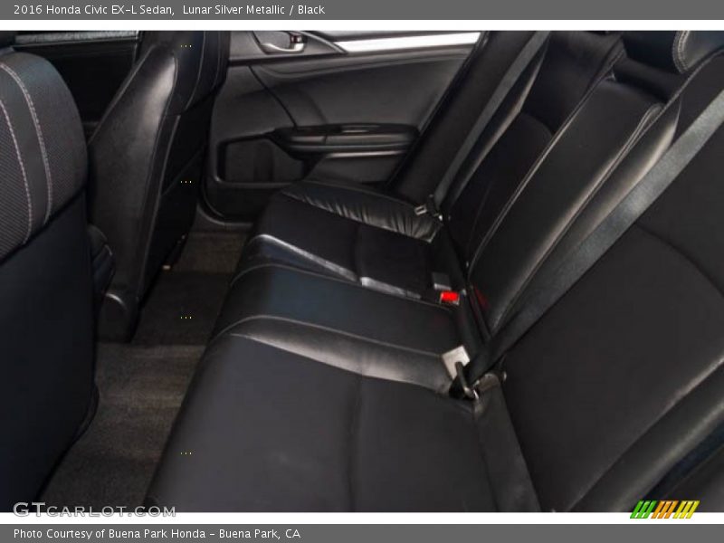 Lunar Silver Metallic / Black 2016 Honda Civic EX-L Sedan