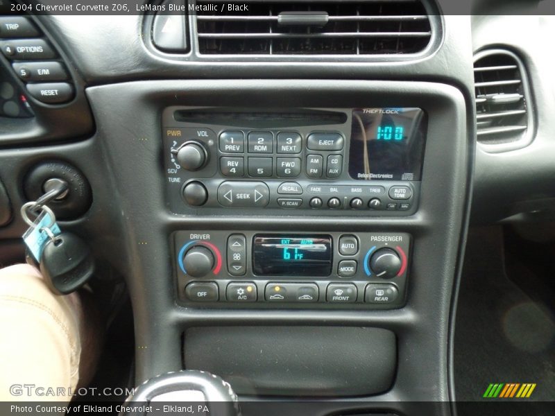 LeMans Blue Metallic / Black 2004 Chevrolet Corvette Z06