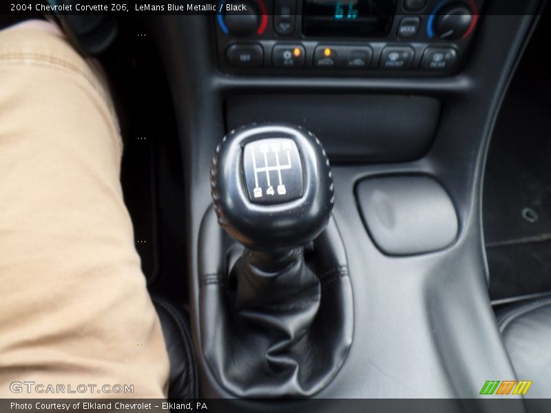 LeMans Blue Metallic / Black 2004 Chevrolet Corvette Z06