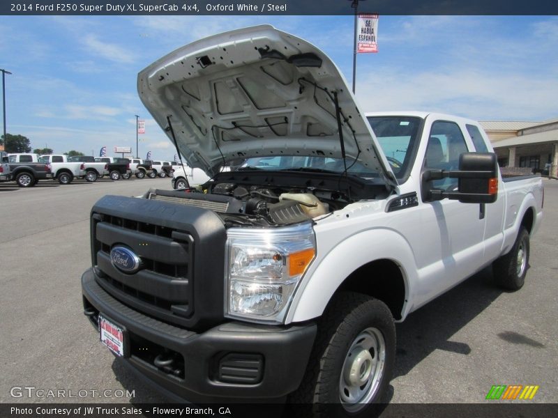 Oxford White / Steel 2014 Ford F250 Super Duty XL SuperCab 4x4