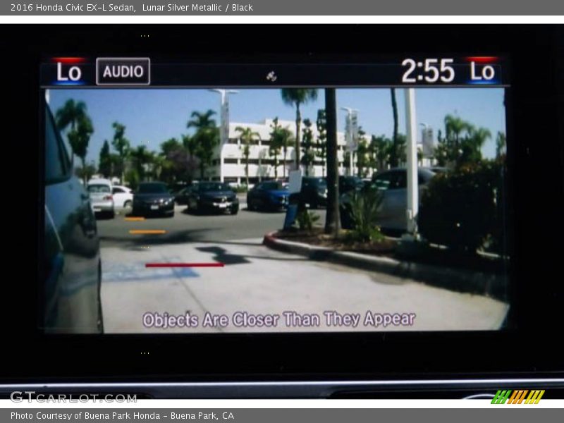 Lunar Silver Metallic / Black 2016 Honda Civic EX-L Sedan