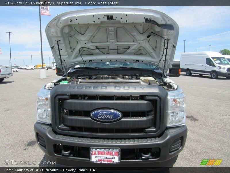 Oxford White / Steel 2014 Ford F250 Super Duty XL SuperCab 4x4