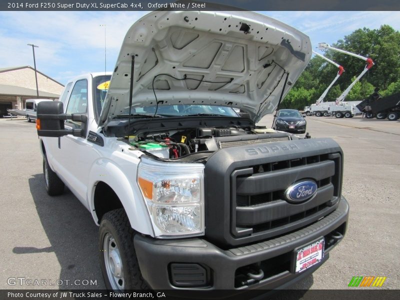 Oxford White / Steel 2014 Ford F250 Super Duty XL SuperCab 4x4