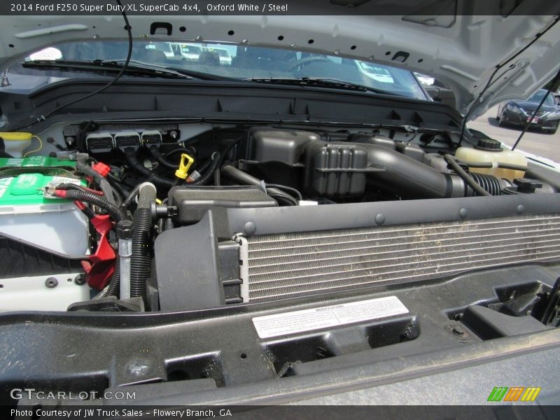 Oxford White / Steel 2014 Ford F250 Super Duty XL SuperCab 4x4