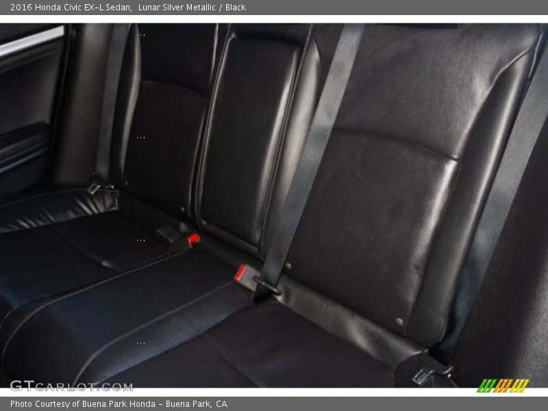 Lunar Silver Metallic / Black 2016 Honda Civic EX-L Sedan