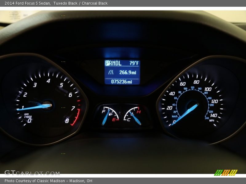 Tuxedo Black / Charcoal Black 2014 Ford Focus S Sedan