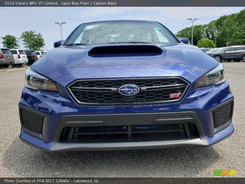 Lapis Blue Pearl / Carbon Black 2019 Subaru WRX STI Limited