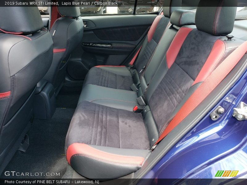 Rear Seat of 2019 WRX STI Limited