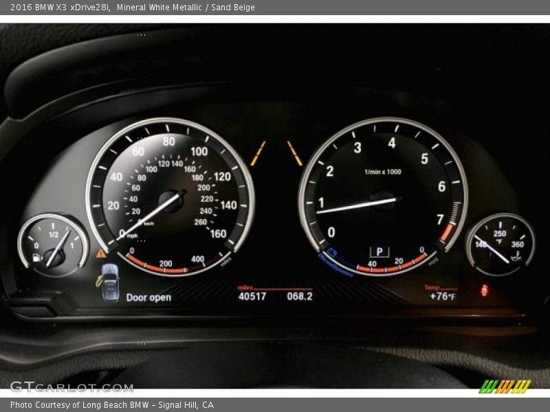 Mineral White Metallic / Sand Beige 2016 BMW X3 xDrive28i