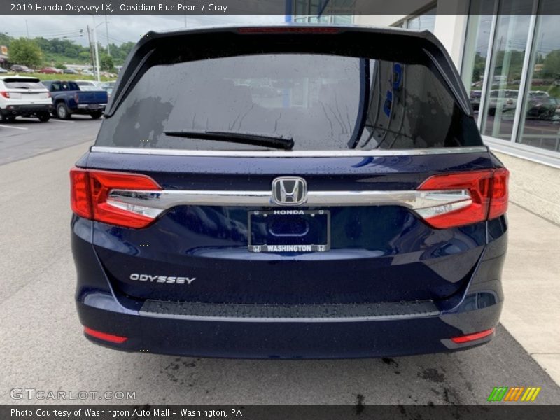Obsidian Blue Pearl / Gray 2019 Honda Odyssey LX