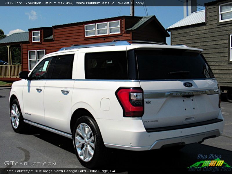 White Platinum Metallic Tri-Coat / Ebony 2019 Ford Expedition Platinum Max 4x4