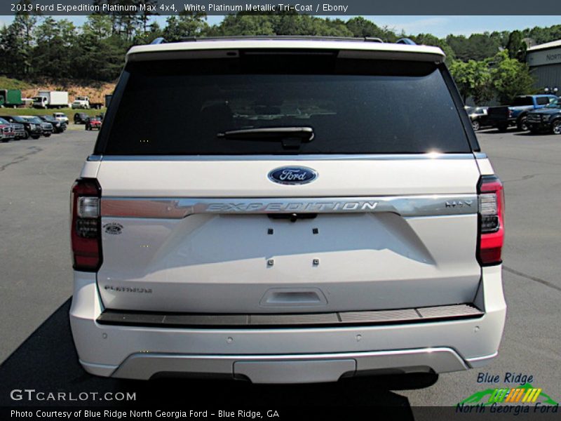 White Platinum Metallic Tri-Coat / Ebony 2019 Ford Expedition Platinum Max 4x4