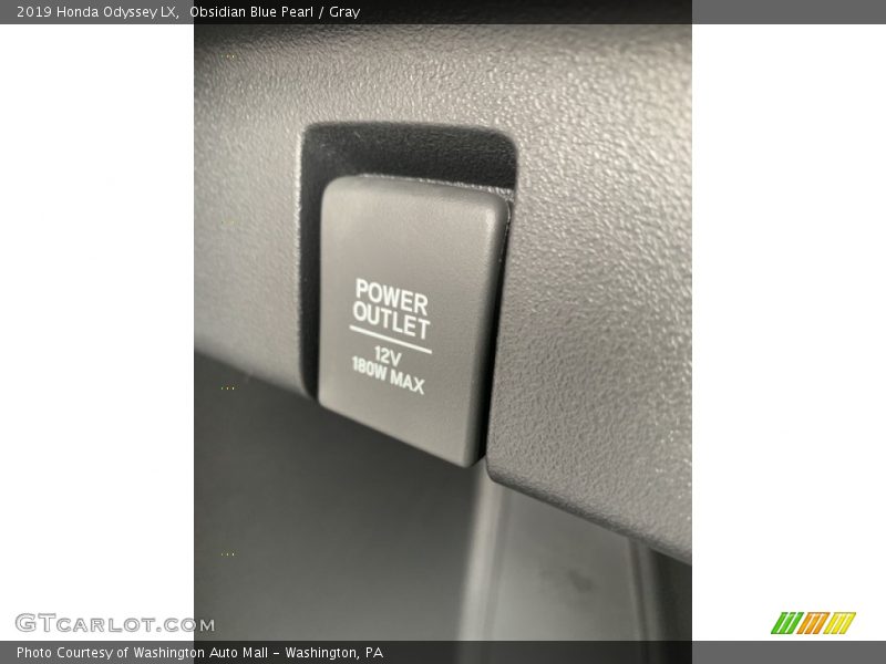 Obsidian Blue Pearl / Gray 2019 Honda Odyssey LX