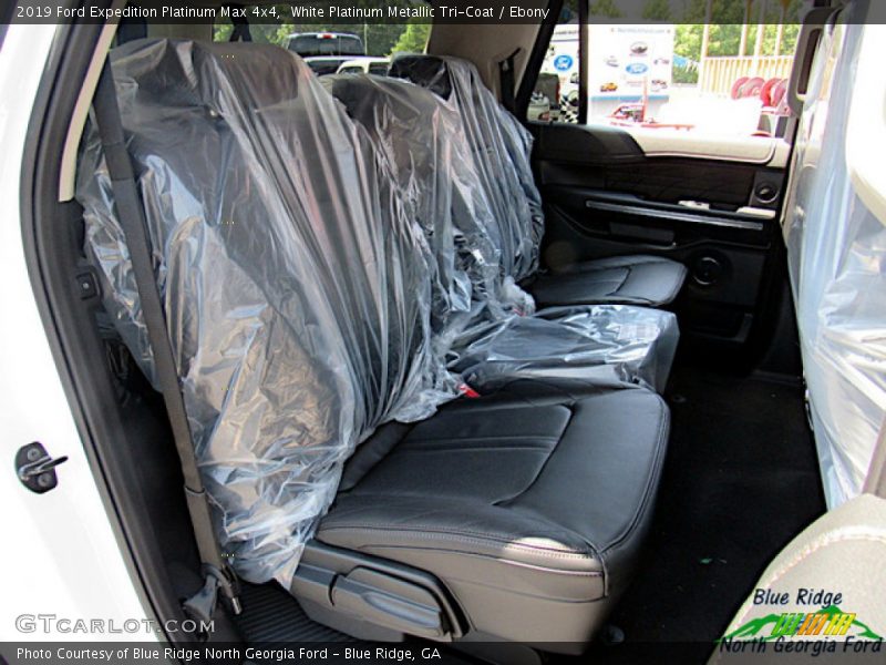 White Platinum Metallic Tri-Coat / Ebony 2019 Ford Expedition Platinum Max 4x4