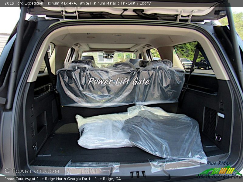 White Platinum Metallic Tri-Coat / Ebony 2019 Ford Expedition Platinum Max 4x4