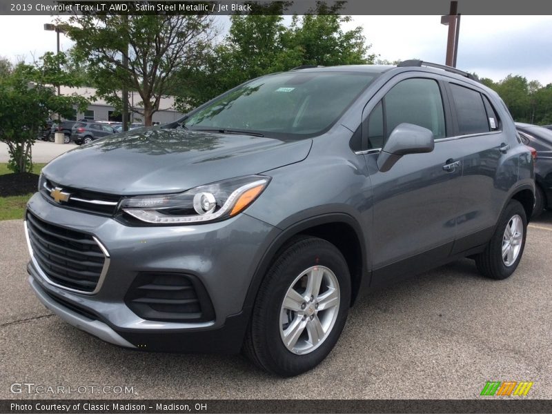 Satin Steel Metallic / Jet Black 2019 Chevrolet Trax LT AWD