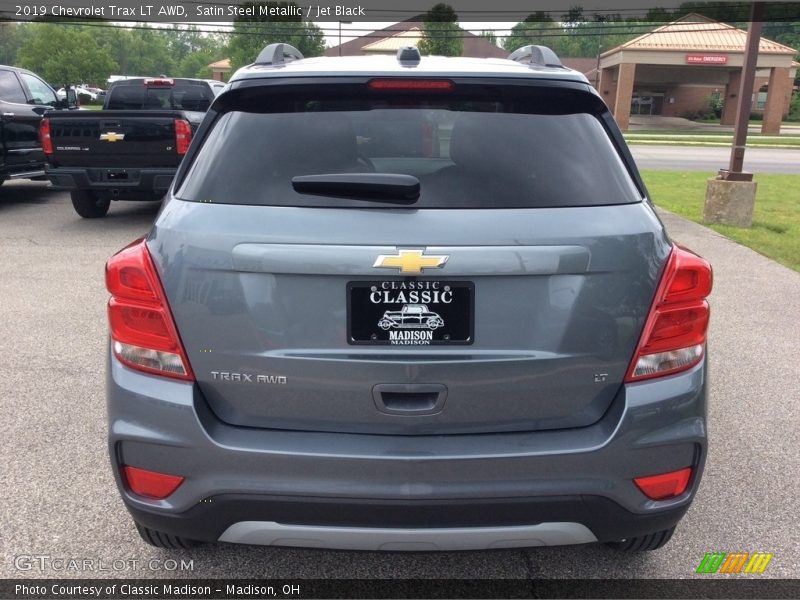 Satin Steel Metallic / Jet Black 2019 Chevrolet Trax LT AWD