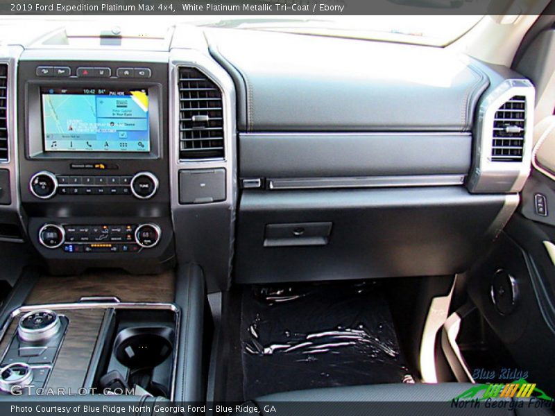 White Platinum Metallic Tri-Coat / Ebony 2019 Ford Expedition Platinum Max 4x4
