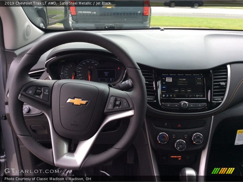 Satin Steel Metallic / Jet Black 2019 Chevrolet Trax LT AWD