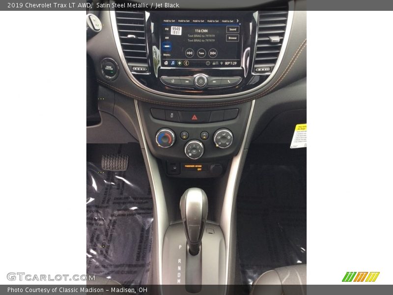Satin Steel Metallic / Jet Black 2019 Chevrolet Trax LT AWD