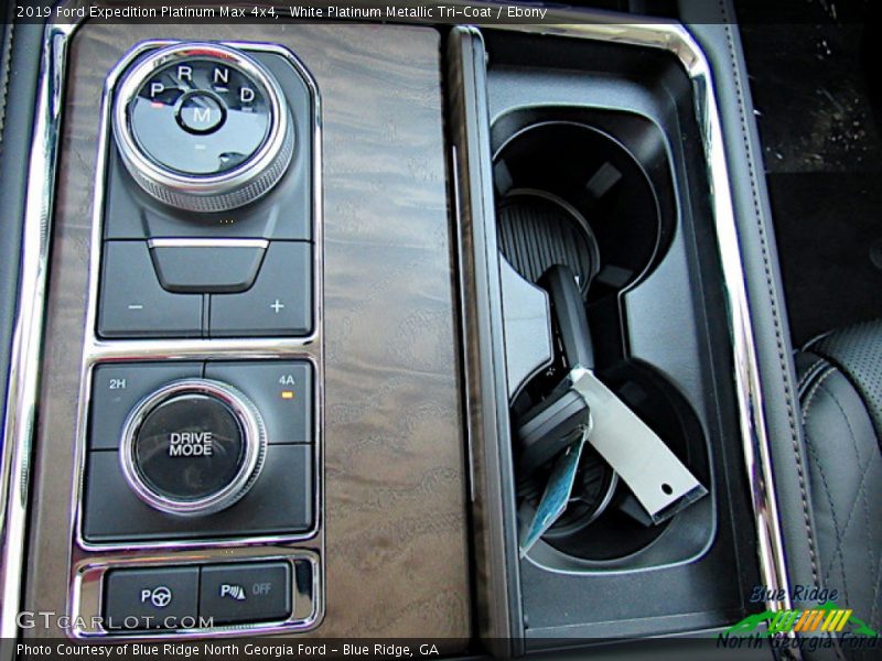 White Platinum Metallic Tri-Coat / Ebony 2019 Ford Expedition Platinum Max 4x4