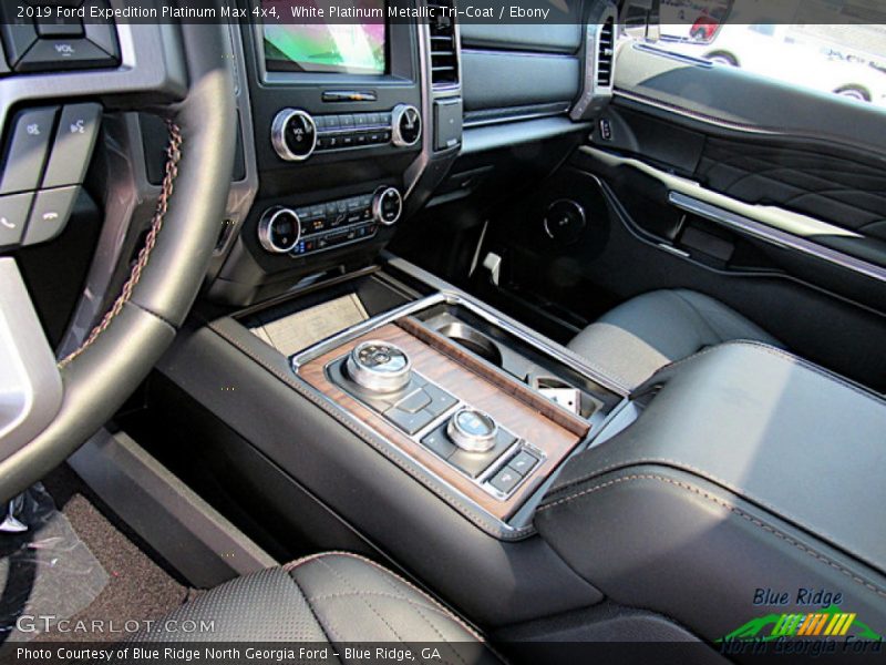 White Platinum Metallic Tri-Coat / Ebony 2019 Ford Expedition Platinum Max 4x4