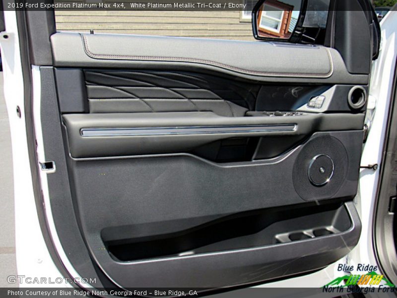 White Platinum Metallic Tri-Coat / Ebony 2019 Ford Expedition Platinum Max 4x4
