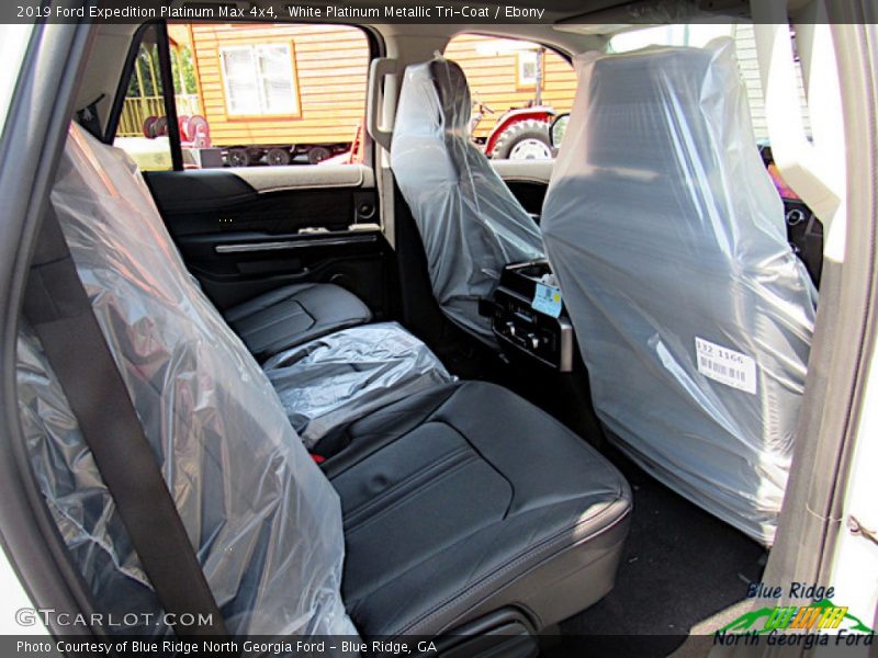 White Platinum Metallic Tri-Coat / Ebony 2019 Ford Expedition Platinum Max 4x4
