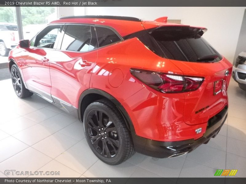 Red Hot / Jet Black 2019 Chevrolet Blazer RS AWD