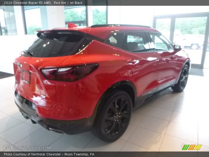 Red Hot / Jet Black 2019 Chevrolet Blazer RS AWD