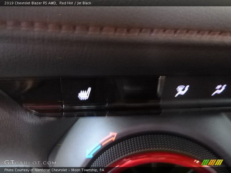 Red Hot / Jet Black 2019 Chevrolet Blazer RS AWD