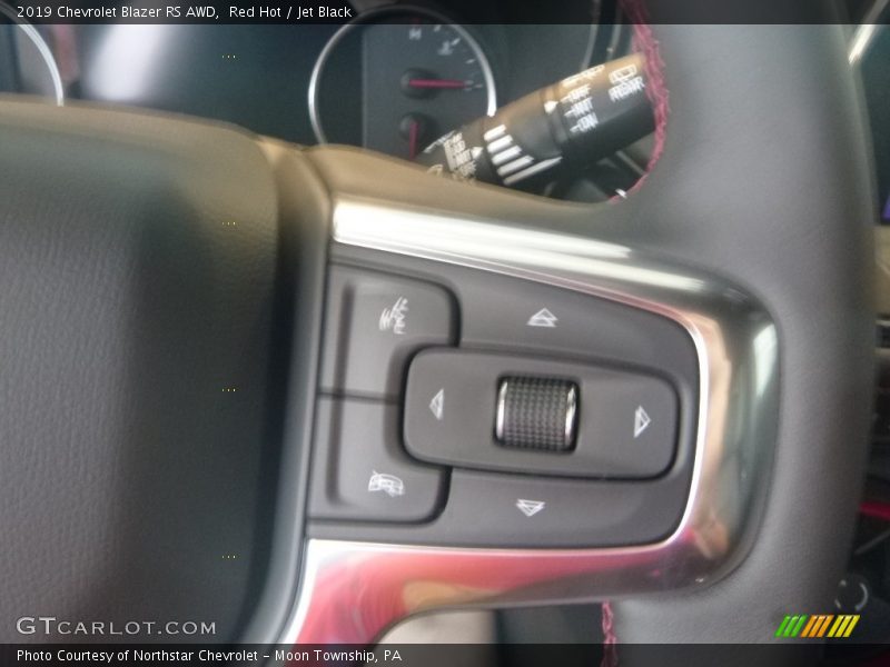 Red Hot / Jet Black 2019 Chevrolet Blazer RS AWD