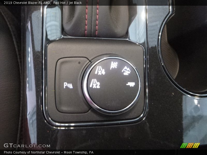 Red Hot / Jet Black 2019 Chevrolet Blazer RS AWD
