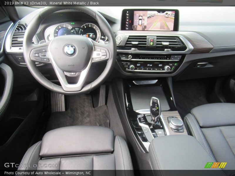 Mineral White Metallic / Black 2019 BMW X3 sDrive30i