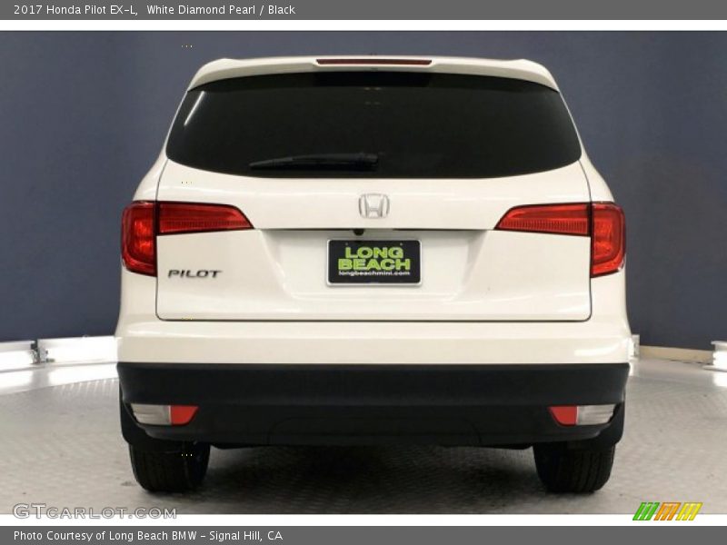White Diamond Pearl / Black 2017 Honda Pilot EX-L