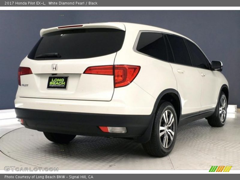 White Diamond Pearl / Black 2017 Honda Pilot EX-L