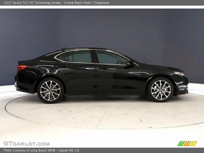 Crystal Black Pearl / Graystone 2017 Acura TLX V6 Technology Sedan