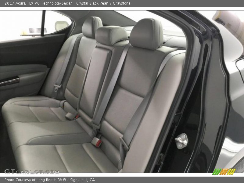 Crystal Black Pearl / Graystone 2017 Acura TLX V6 Technology Sedan