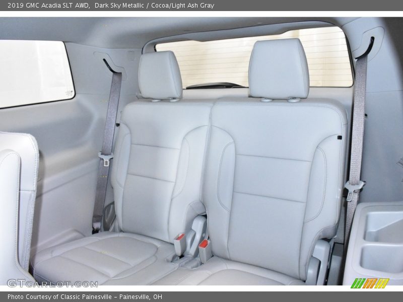 Dark Sky Metallic / Cocoa/Light Ash Gray 2019 GMC Acadia SLT AWD