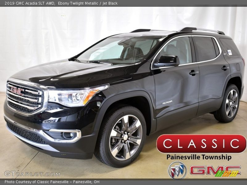 Ebony Twilight Metallic / Jet Black 2019 GMC Acadia SLT AWD