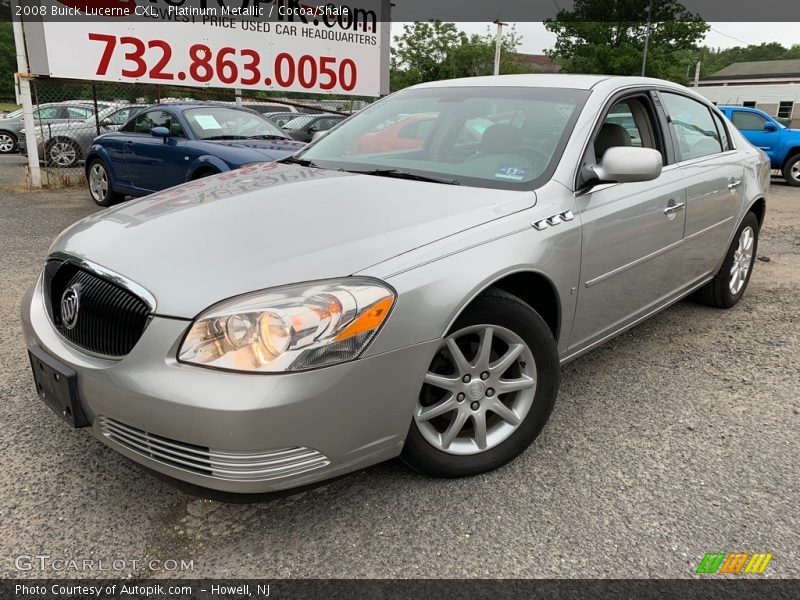 Platinum Metallic / Cocoa/Shale 2008 Buick Lucerne CXL