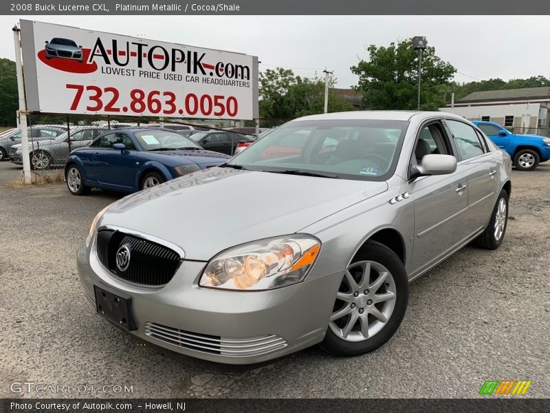 Platinum Metallic / Cocoa/Shale 2008 Buick Lucerne CXL