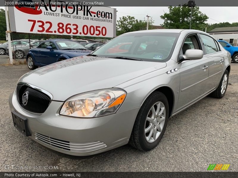 Platinum Metallic / Cocoa/Shale 2008 Buick Lucerne CXL