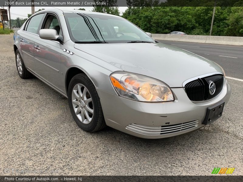 Platinum Metallic / Cocoa/Shale 2008 Buick Lucerne CXL