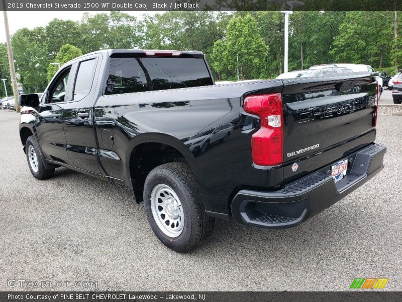 Black / Jet Black 2019 Chevrolet Silverado 1500 WT Double Cab