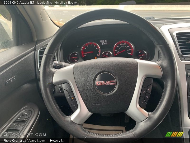 Liquid Silver Metallic / Ebony 2008 GMC Acadia SLT