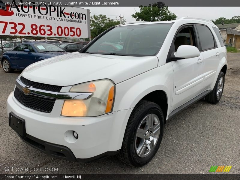 Summit White / Light Cashmere 2007 Chevrolet Equinox LT AWD