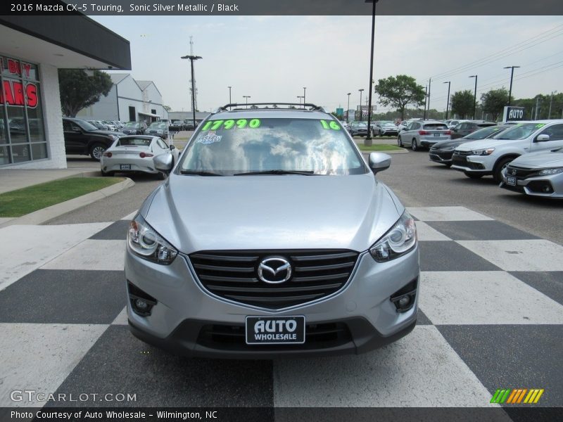 Sonic Silver Metallic / Black 2016 Mazda CX-5 Touring